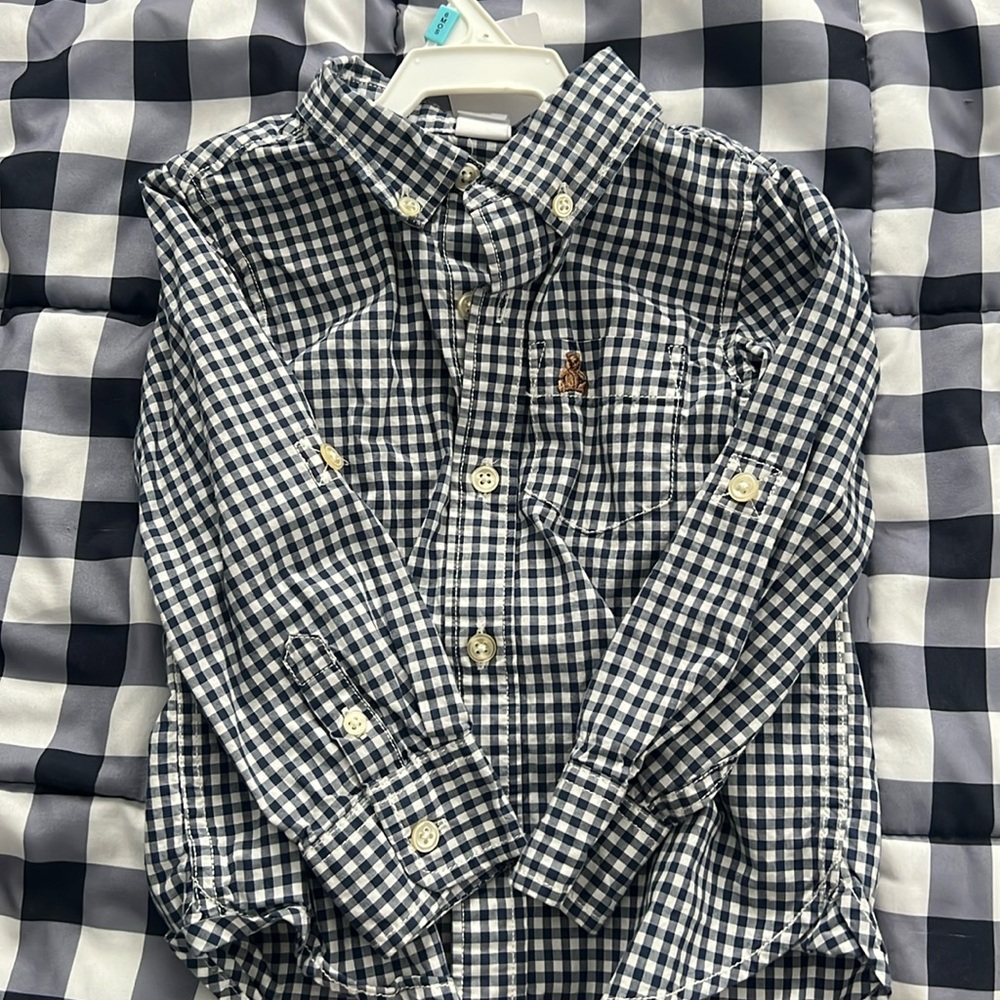 3T button down shirt